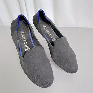 Rothy's women’s Black Loafers Slip-On Shoes size 9